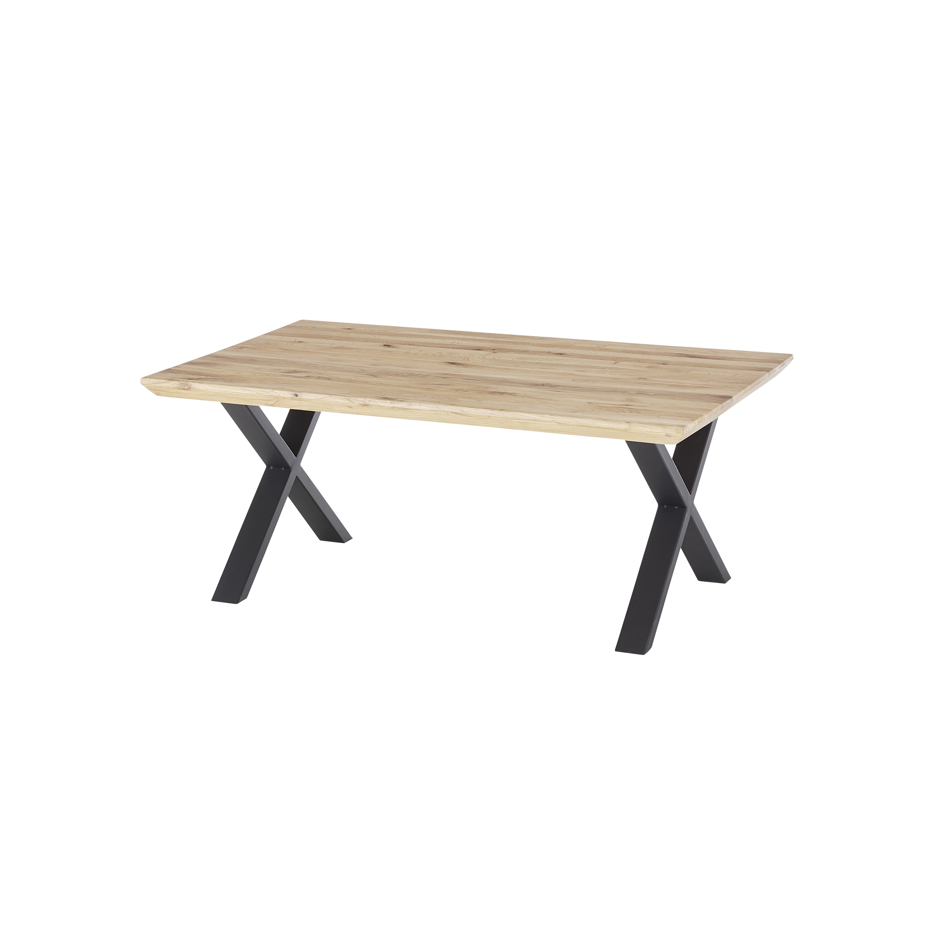 Couchtisch Astoria Platte Eiche massiv geölt 70*45*110